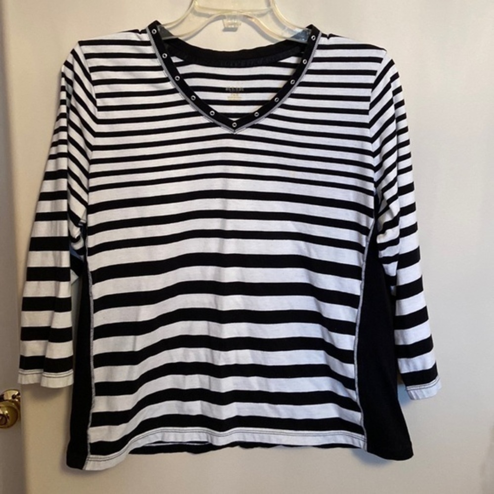 ⭐️ALIA STRIPED TEE MED